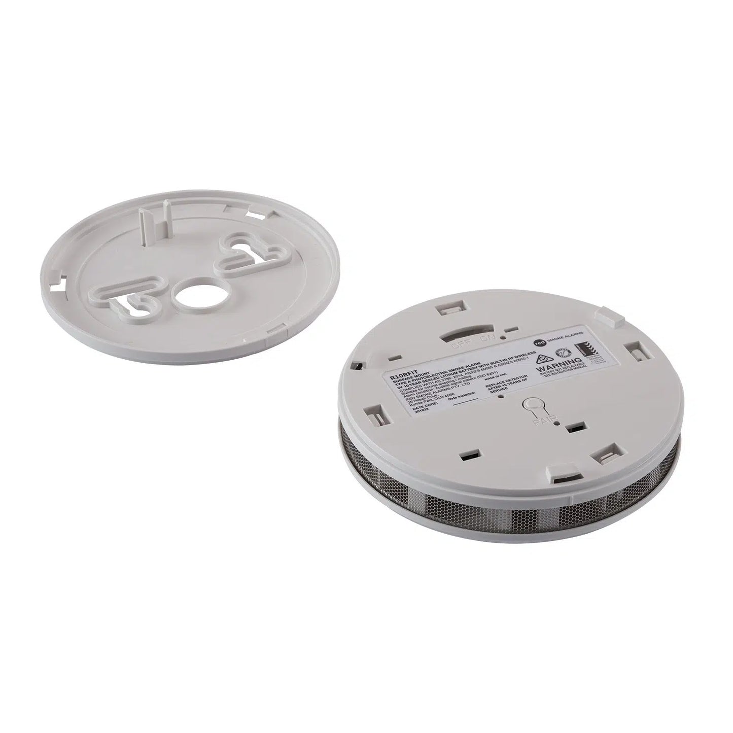 Red 10-Year Wireless Smoke Alarm with Dual Mesh Guard (R10RFP)