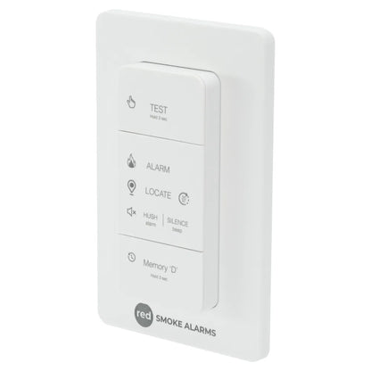 Red Wireless Wall Smoke Alarm Controller (RACP)