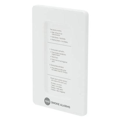 Red Wireless Wall Smoke Alarm Controller (RACP)