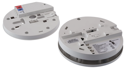 Red Dual Power Smoke Alarm 240V + 10-Year Battery (RSDUALP)